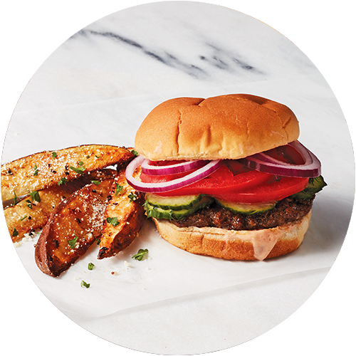 Diner Burger from The Minimalist Kitchen and The Fauxmartha