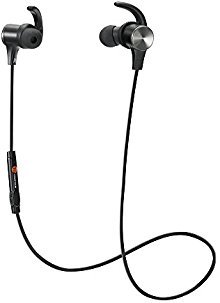 Bluetooth Earphones, TaoTronics Bluetooth 4.1 Headphones Stereo Magnetic Earbuds, Secure Fit for Sport, Gym with Built-in Mic