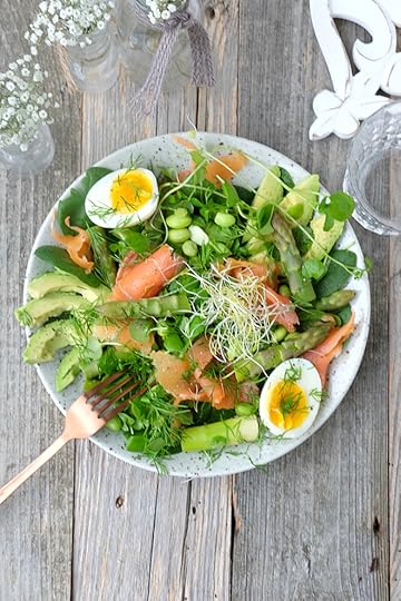Aspergesalade gezonde lunch