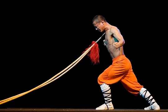 shaolin monk spear stunt