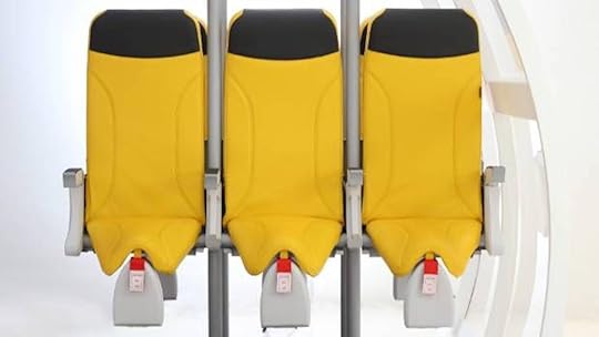 Standing in airplane