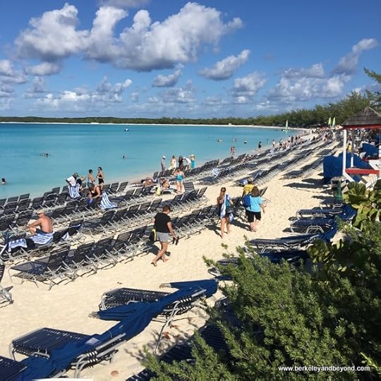 Half Moon Cay beach in Bahamas