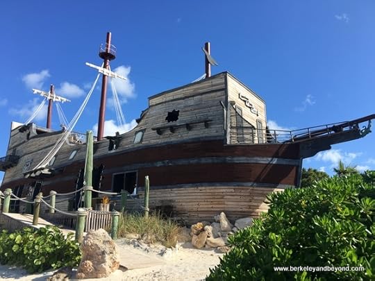 Captain Morgan's Bar on Half Moon Cay, Bahamas