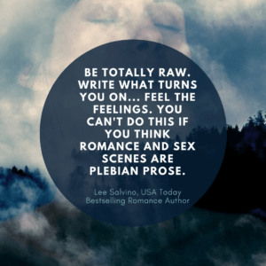 Lee Salvino - write what turns you on quote