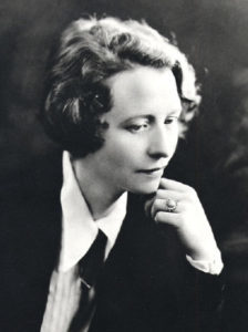 Edna St. Vincent Milay in a suit