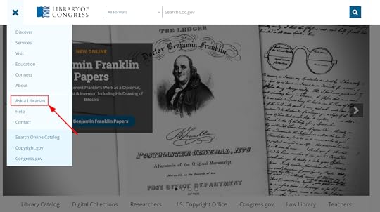 Library of Congress Ask a Librarian