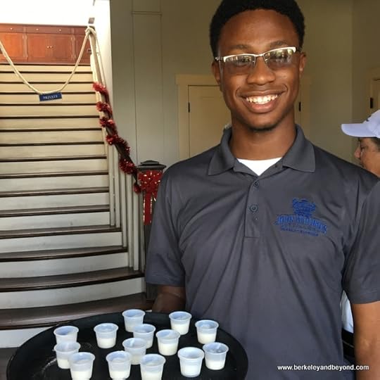 welcome tasting at John Watling's Distillery in Nassau, Bahamas