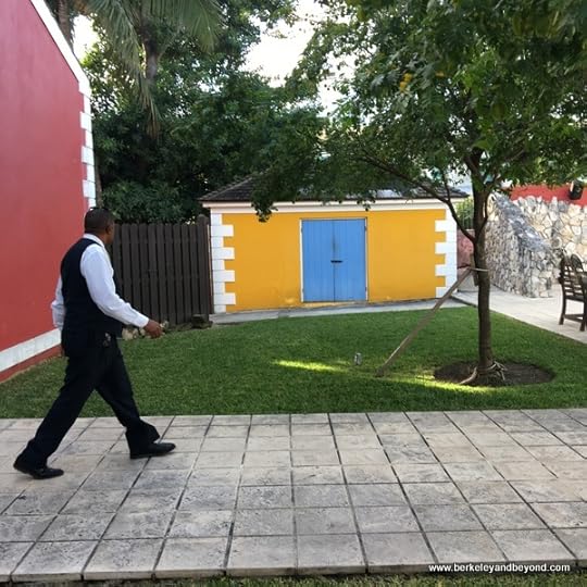 colorful buildings at John Watling's Distillery in Nassau, Bahamas