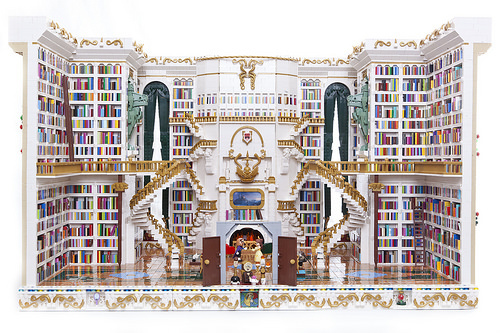 Beauty and the Beast Lego Library