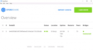 Storj Share - Earn money by sharing your hard drive space. 