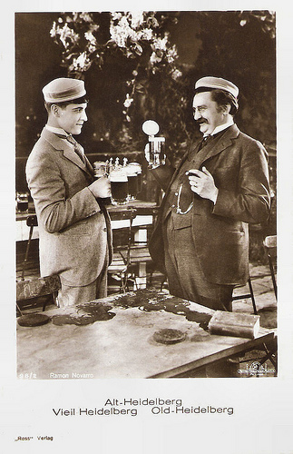 Ramon Novarro and Jean Hersholt in The Student Prince of Old Heidelberg (1927)