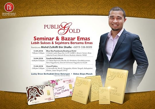 jadwal seminar emas public gold indonesia mohd zulkifli april 2018