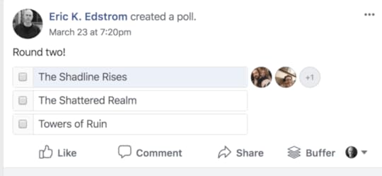 Facebook Poll for Starside Saga book 6 title