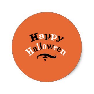 Happy Halloween Classic Round Sticker