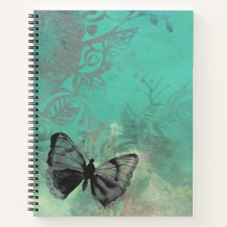 Watercolor Butterfly Notebook
