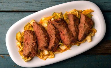 Korean BBQ venison