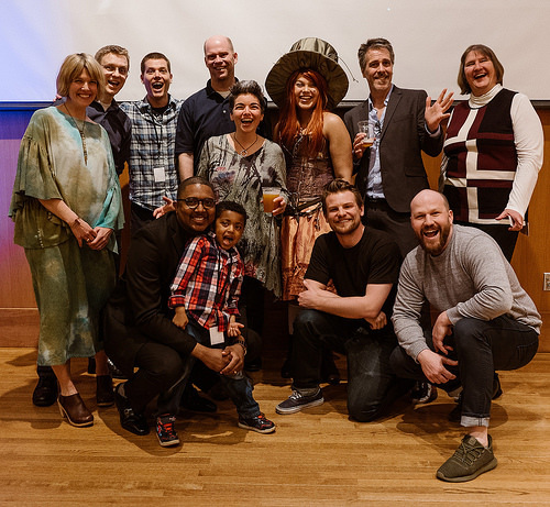 PechaKucha Kalamazoo vol. 4 presenters. From Lillie Cosplays: Sharing Cosplay Culture at PechaKucha Kalamazoo