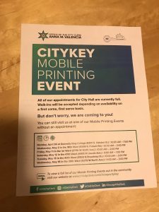 Rahm Card Mobile Printing Events