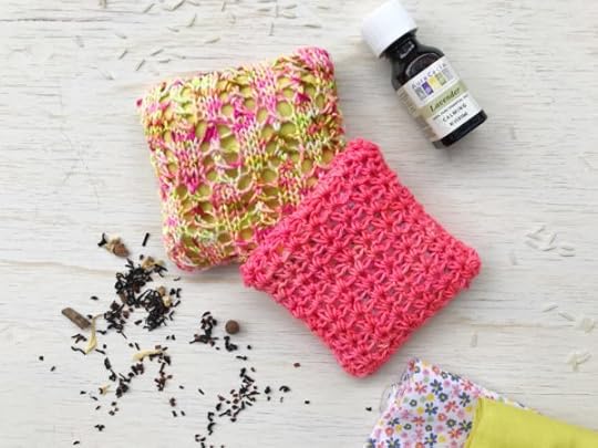 How to Knit & Crochet Sachets by Vickie Howell #knitting #crochet #aromatherapy #mothersday #sewing #gifts 