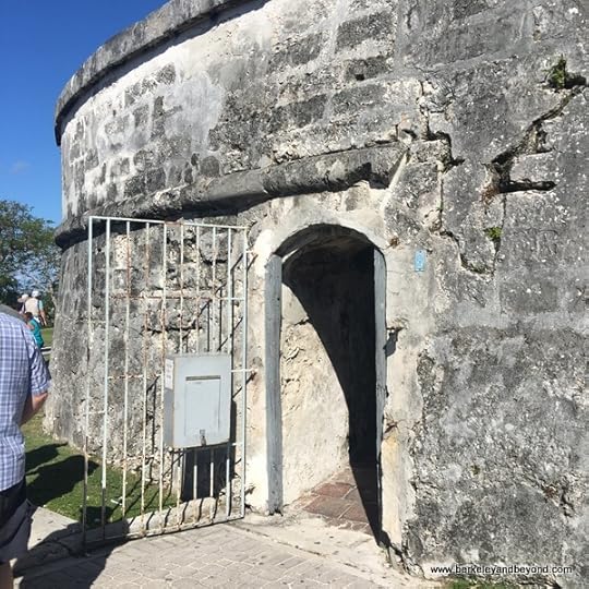 entrance to Fort Fincastle in Nassau, Bahamas