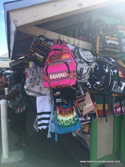souvenir stands by Fort Fincastle in Nassau, Bahamas