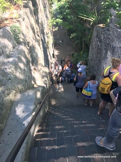 top of Queen's Staircase in Nassau, Bahamas