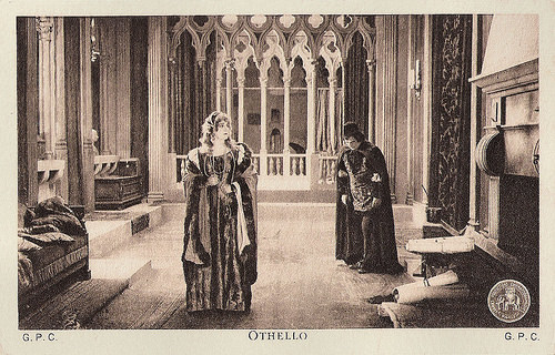 Ica von Lenkeffy and Theodor Loos in Othello (1922)