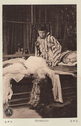 Emil Jannings and Ica von Lenkeffy in Othello (1922)