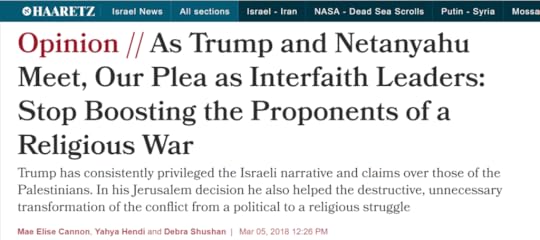 MEC Haaretz March 2018