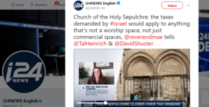 Rev. Dr. Cannon Holy Sepulchre Interview