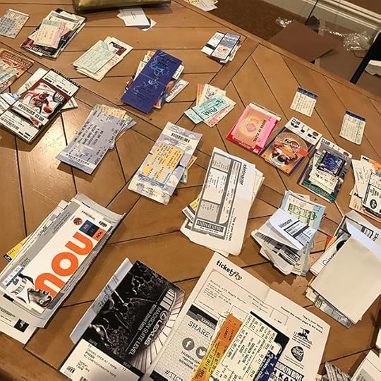 Finished a fun project for a client yesterday. I processed a small collection, the bulk of which was concert tickets, organized chronologically. I rehoused them in deluxe ticket albums. Grateful Dead and Phish tickets got their own albums. #creatingfamilyarchives #gratefuldead #phish #ticketalbums