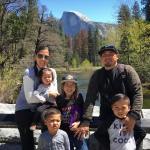real men: family at lake