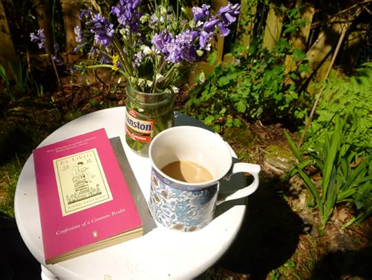 Morning coffee in the studio garden