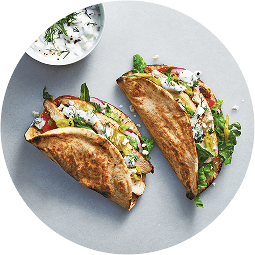 Chicken Gyros from The Minimalist Kitchen by The Fauxmartha