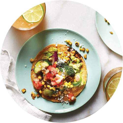 Veggie Fajitas from The Minimalist Kitchen by The Fauxmartha