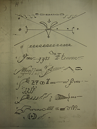 Kiowa sign language letter