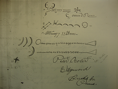Kiowa sign language letter, excerpt 1