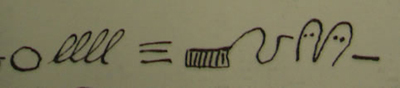 Kiowa sign language letter, excerpt 2