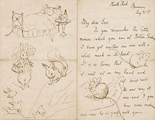 Illustrated letter by Beatrix Potter