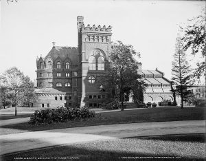 Library, University of Pennsylvania, expandable stacks on the right