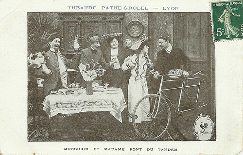 Monsieur et Madame font du tandem