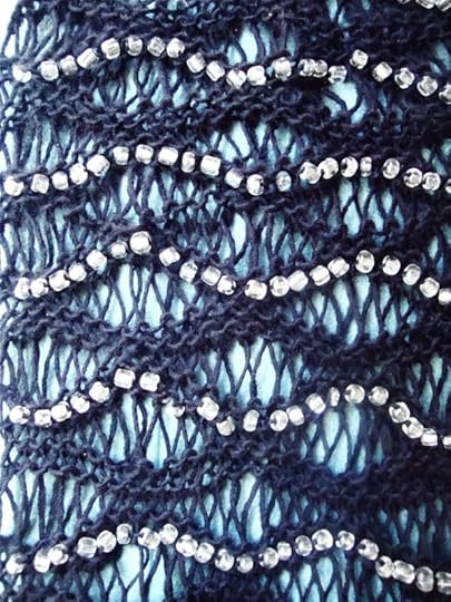 Knitting with Beads | Vickie Howell shows tips for how to #knit with beads and make a lacy scarf. #howtoknit #knitting #tutorial #summerknitting #beads #beading