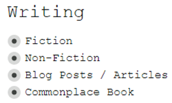creative writing with workflowy