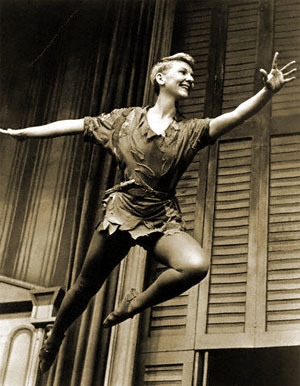 Mary Martin as Peter Pan