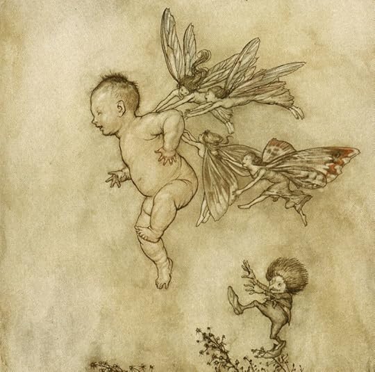 Peter Pan in Kensington Gardens illustrated by Arthur Rackham