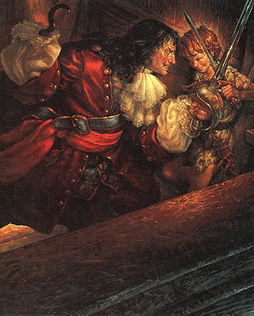 Captain Hook & Peter by Scott Gustavson