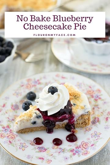 Florida blueberries recipe No Bake Blueberry Cheesecake Pie