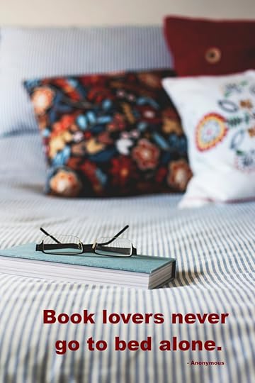 Book lovers never go to bed alone