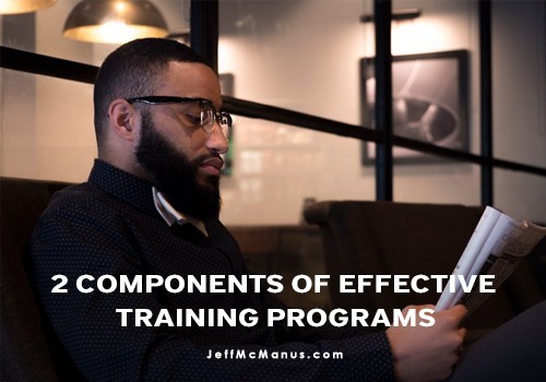 2 Components of Effective Training Programs