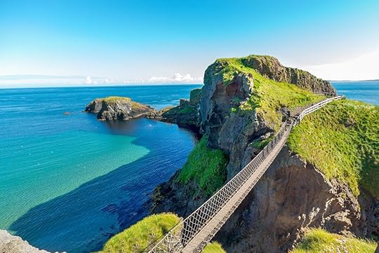 Rope bridge in Northern Ireland